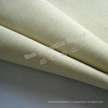 Tissu de lin Polyester rembourrage solide pour canapé